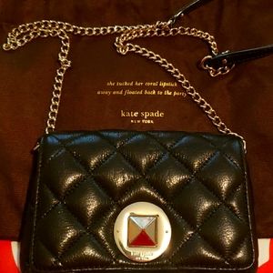 Quilted leather Kate Spade purse